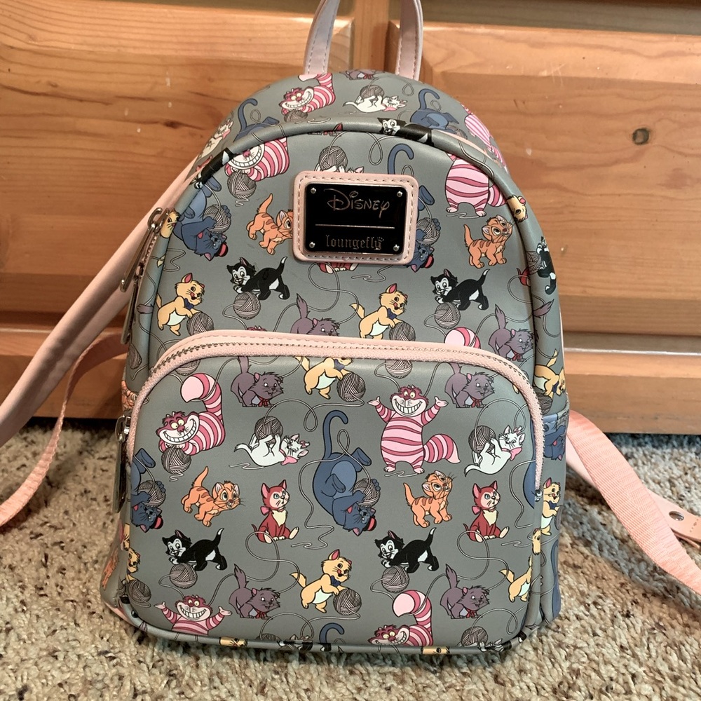 Disney cats loungefly mini backpack